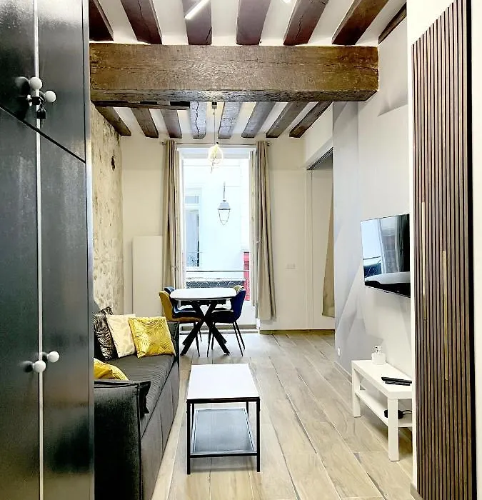 Marais Appartement 2 Chambres 2 Salles De Bain - Spa Jacuzzi !-1