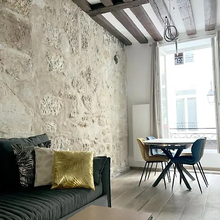 Marais Appartement 2 Chambres 2 Salles De Bain - Spa Jacuzzi !-3