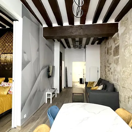 Marais Appartement 2 Chambres 2 Salles De Bain - Spa Jacuzzi !-2